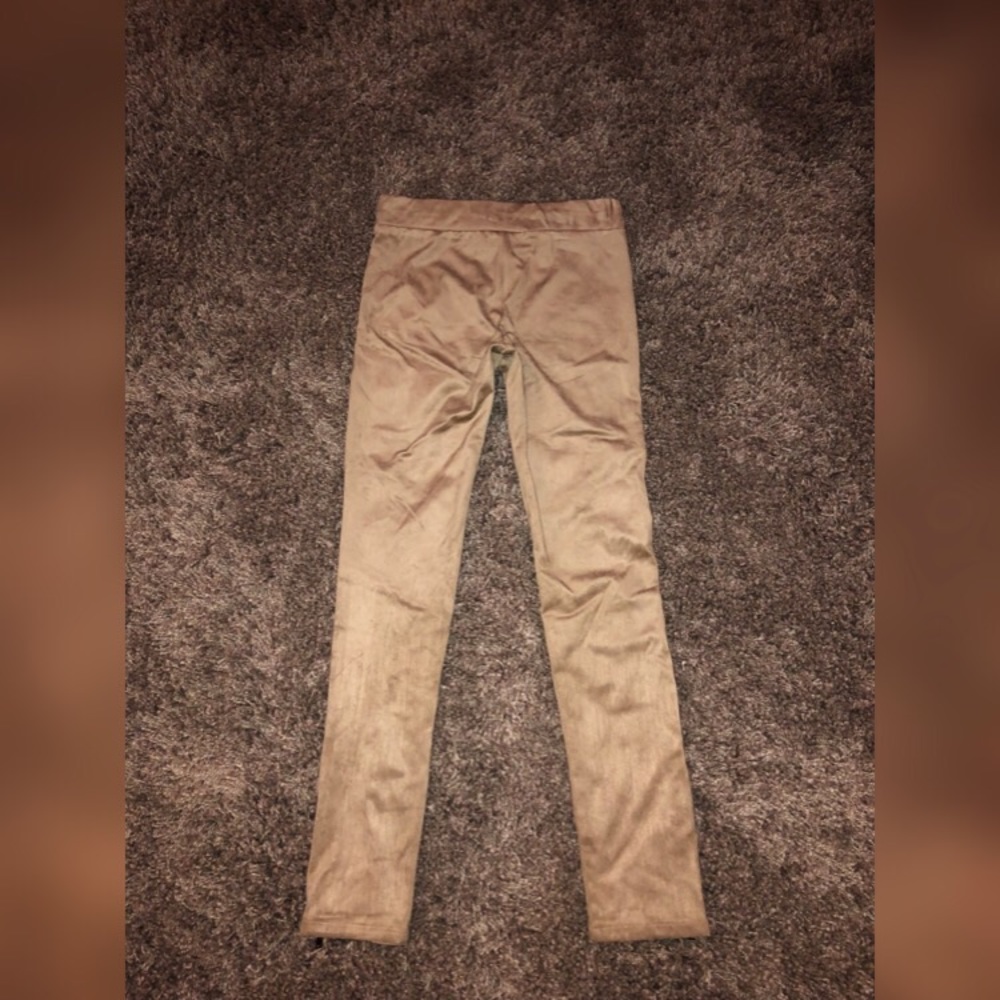 Faux Suede Pants